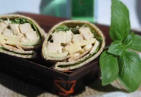Cashew Chicken Wraps
