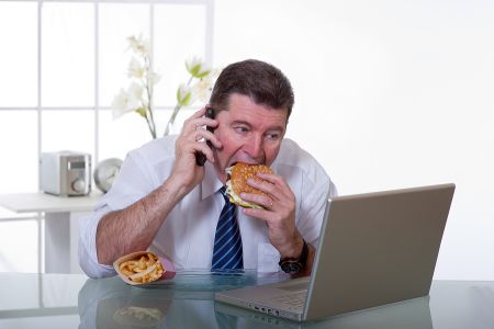 Eating in Front of the Computer Be Warned