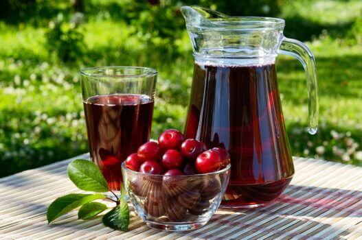 Cherries and cherry juice