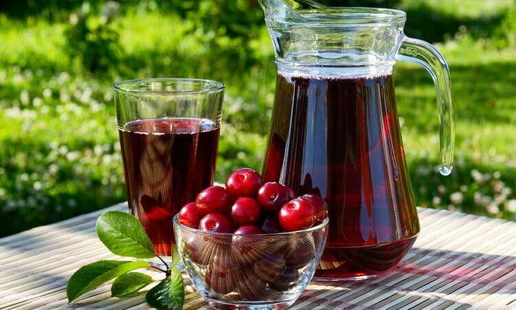 Cherries and cherry juice